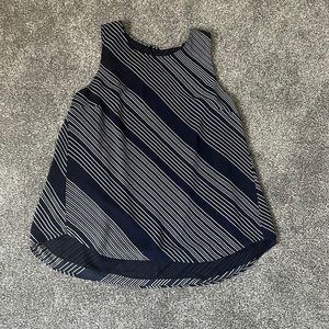 Diagonal Striped Blouse